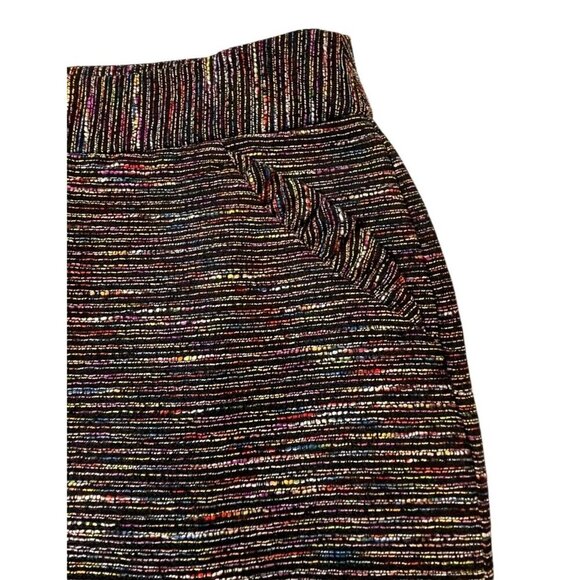 LOFT Multicolor Stripe Pencil Skirt Size 12P - Picture 6 of 7